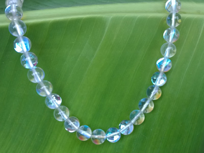 rainbow chrystal necklace 8mm