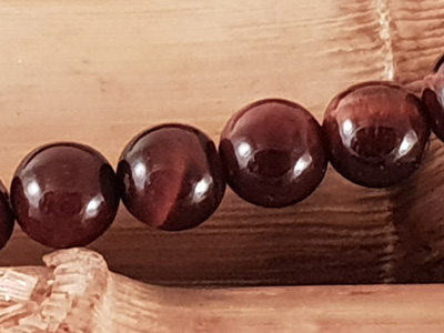 rote Tigeraugekette 6mm