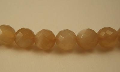 moonstone necklace faceted 8mm