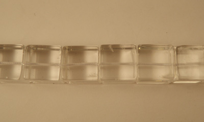 Bergkristallkette Quader 16mm