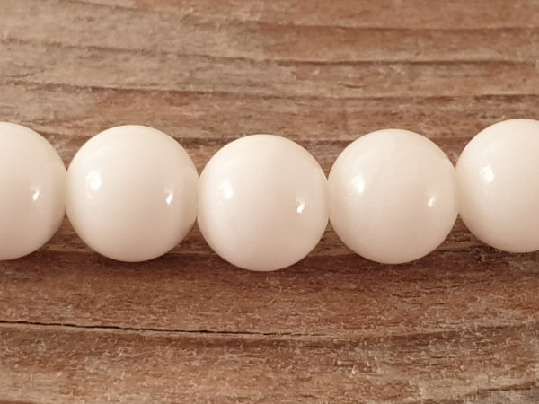 white jade necklace 6mm