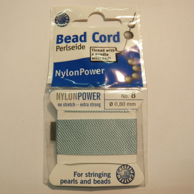 Bead cord turquoise no.2 (d=0.45mm)