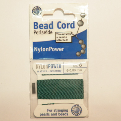 Bead cord green no.10 (d=0.90mm)