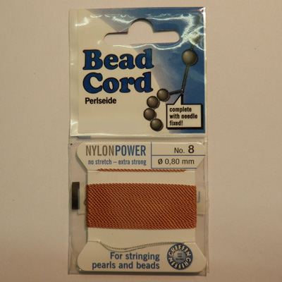 Bead cord carnelian no.12 (d=0.98mm)